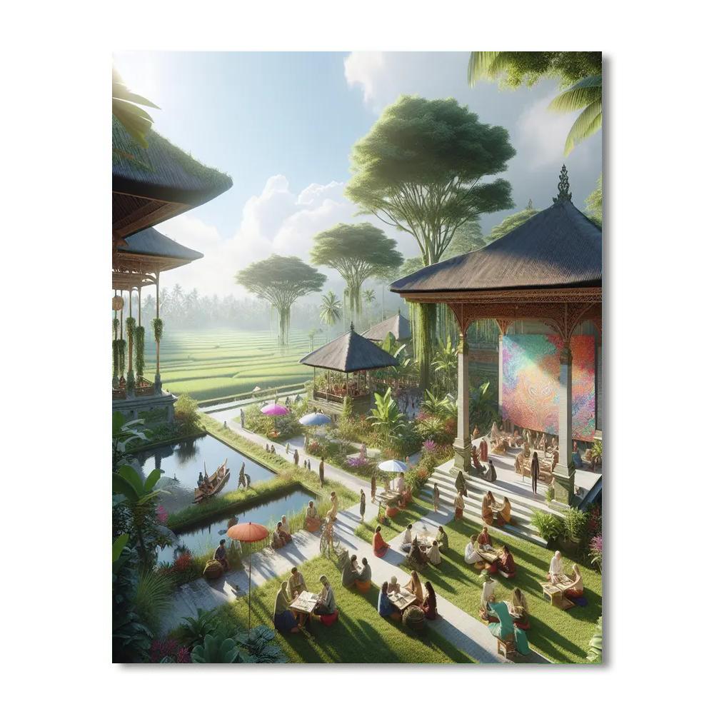 Ubud Writers & Readers Festival - Bali, Indonesia Painting Number Kit
