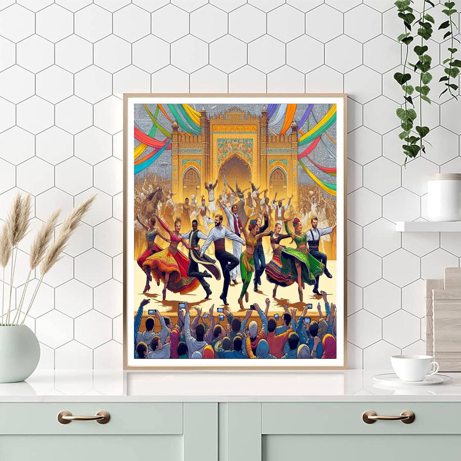 Bologna’s Tersicore Festival - Italy Painting By Numbers Kit