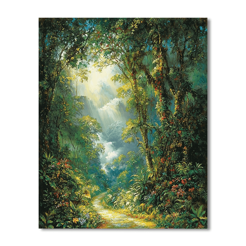 Monteverde Cloud Forest Reserve Painting Number Kit