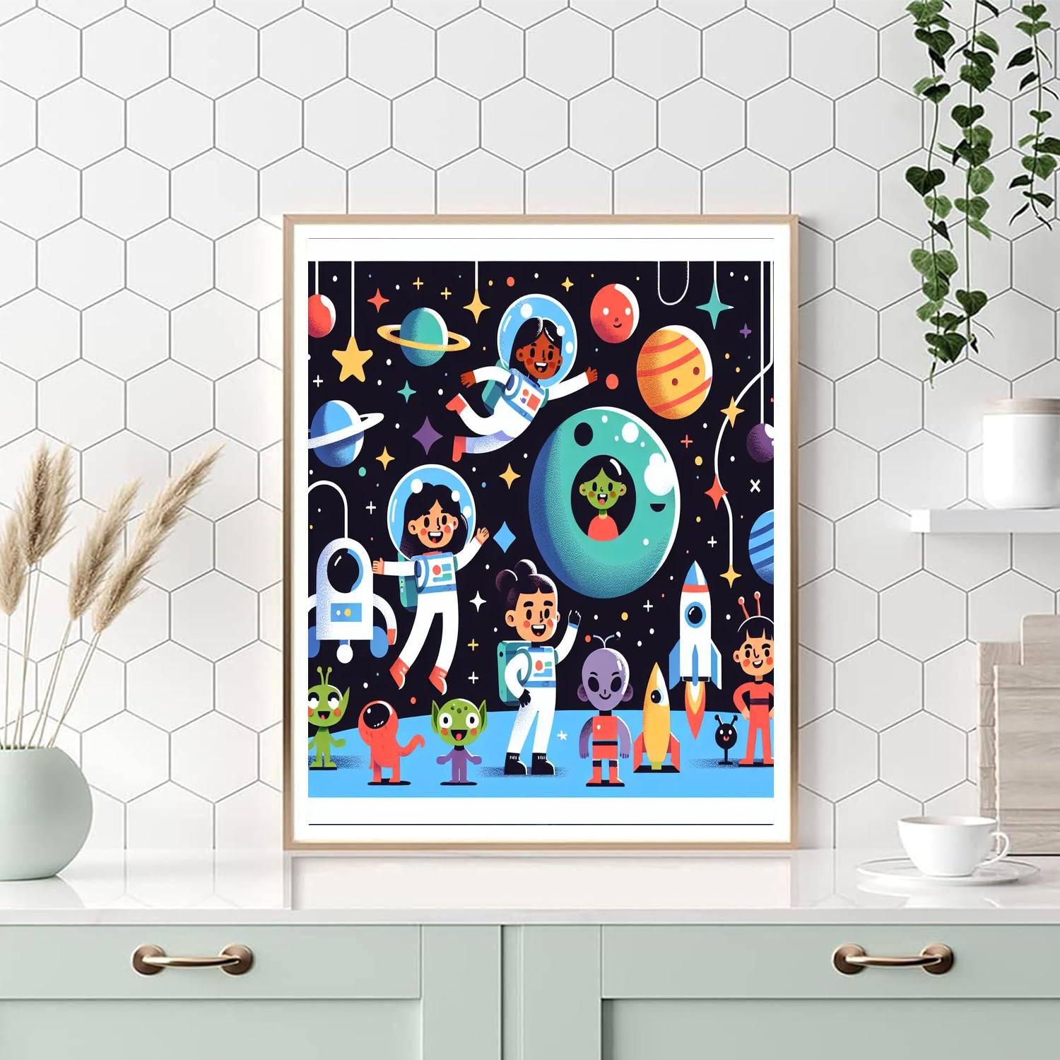 Interstellar Quest DIY Paint By Numbers