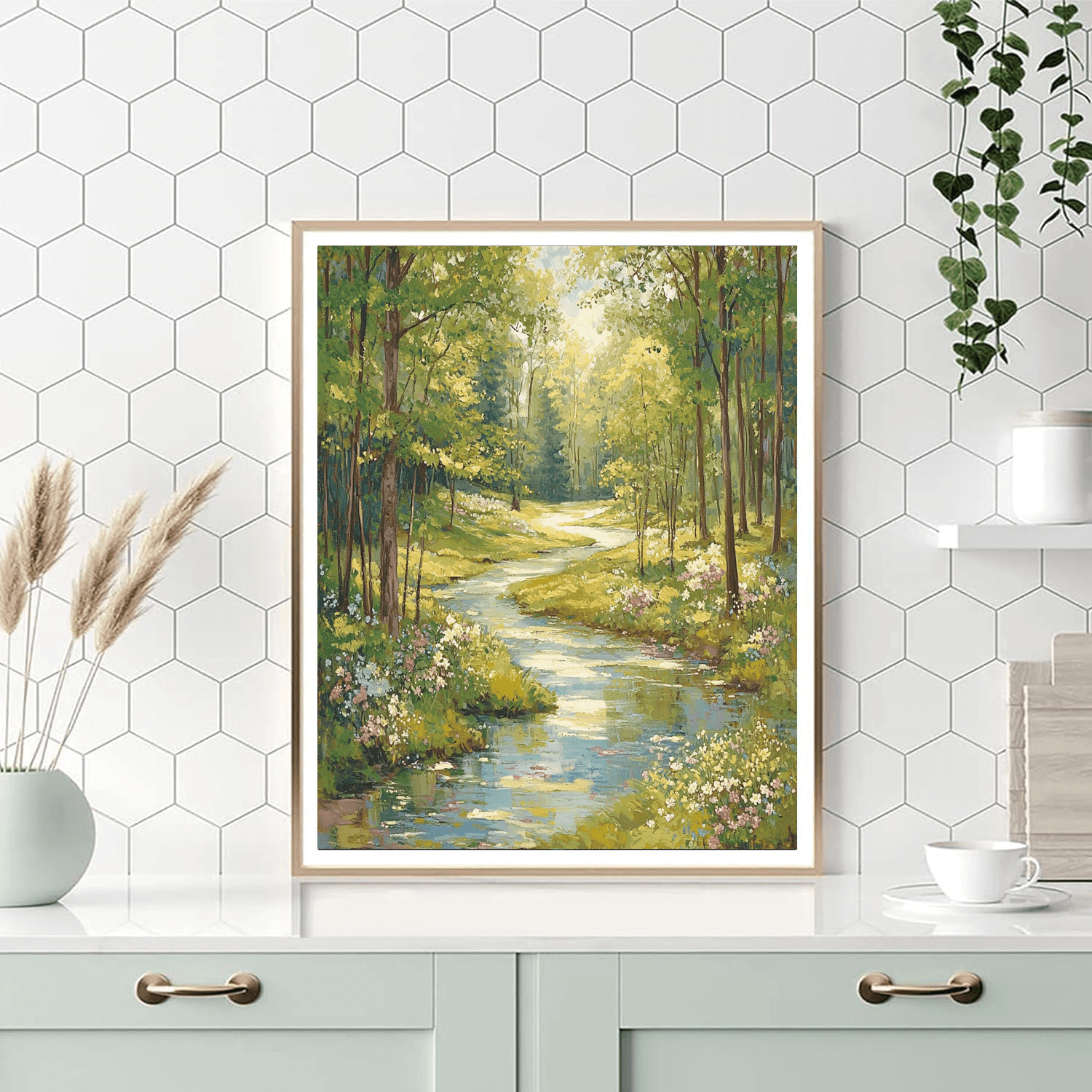 Monet Inspired Serenade Of Nature  Paint By Numbers Art