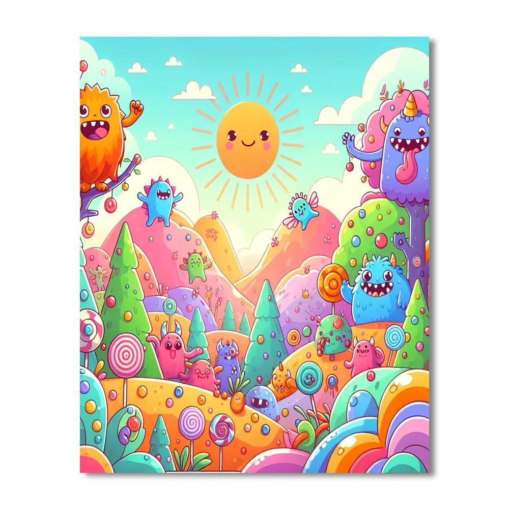 Epic Monster Adventure Paint By Numbers