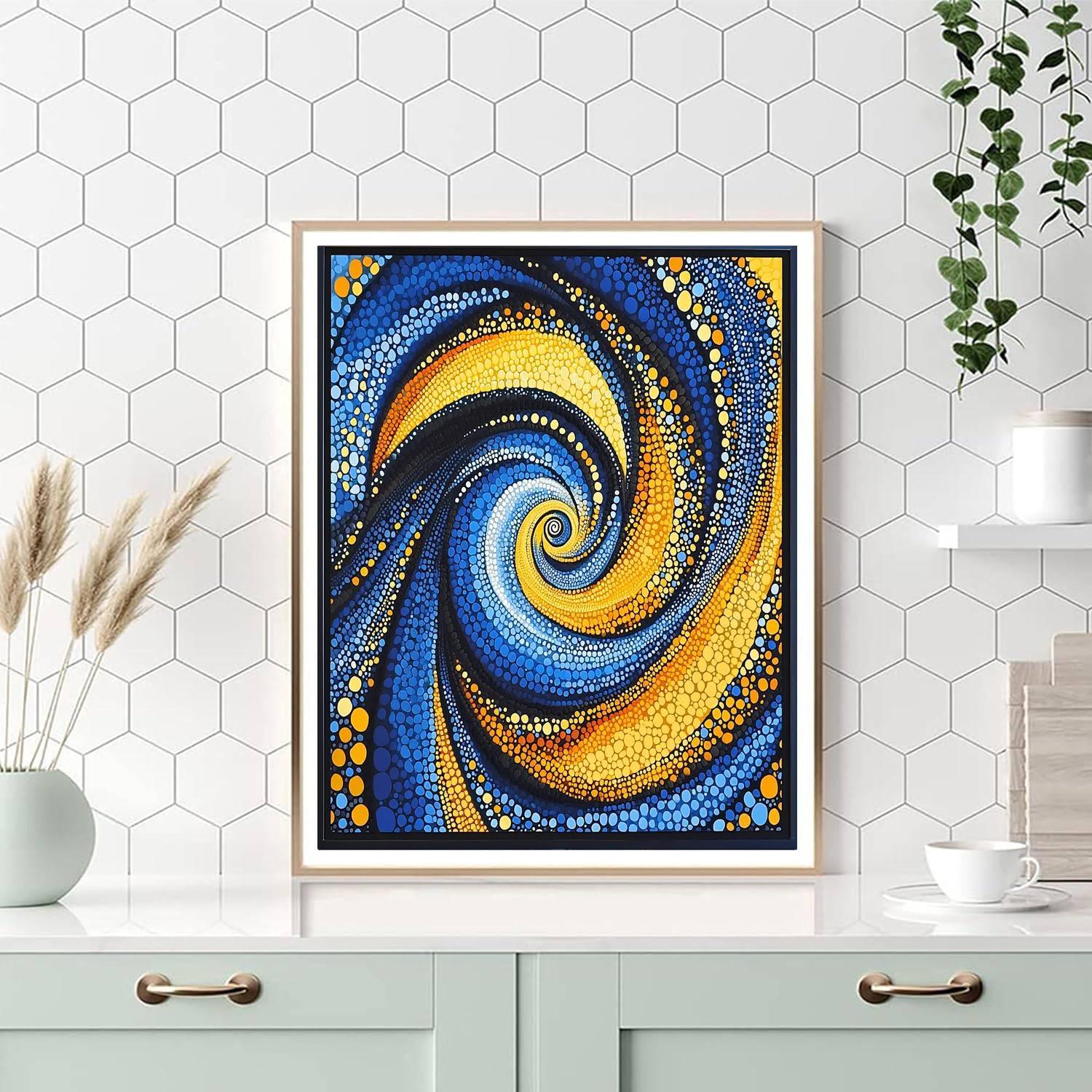 Yayoi Kusama Inspired Endless Echoes  Paint By Numbers Kits