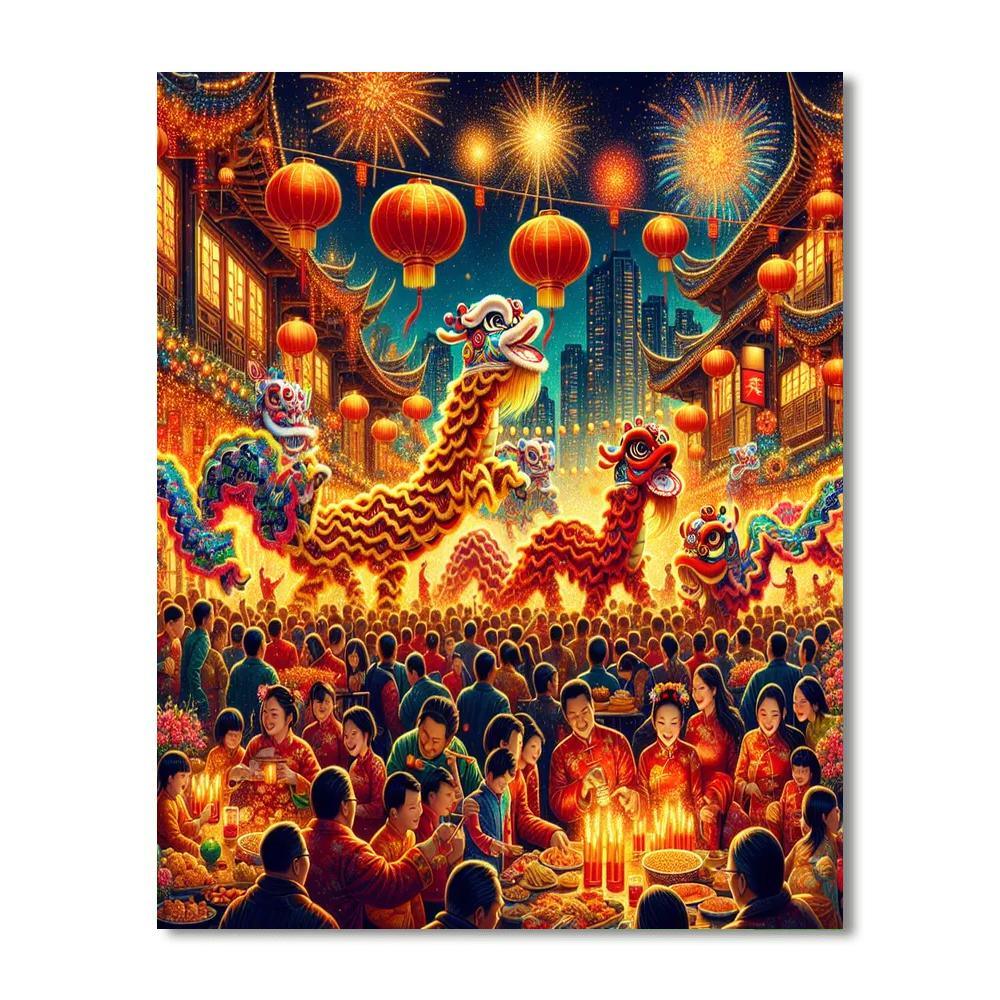 Lunar New Year Festival - China Paint By Number