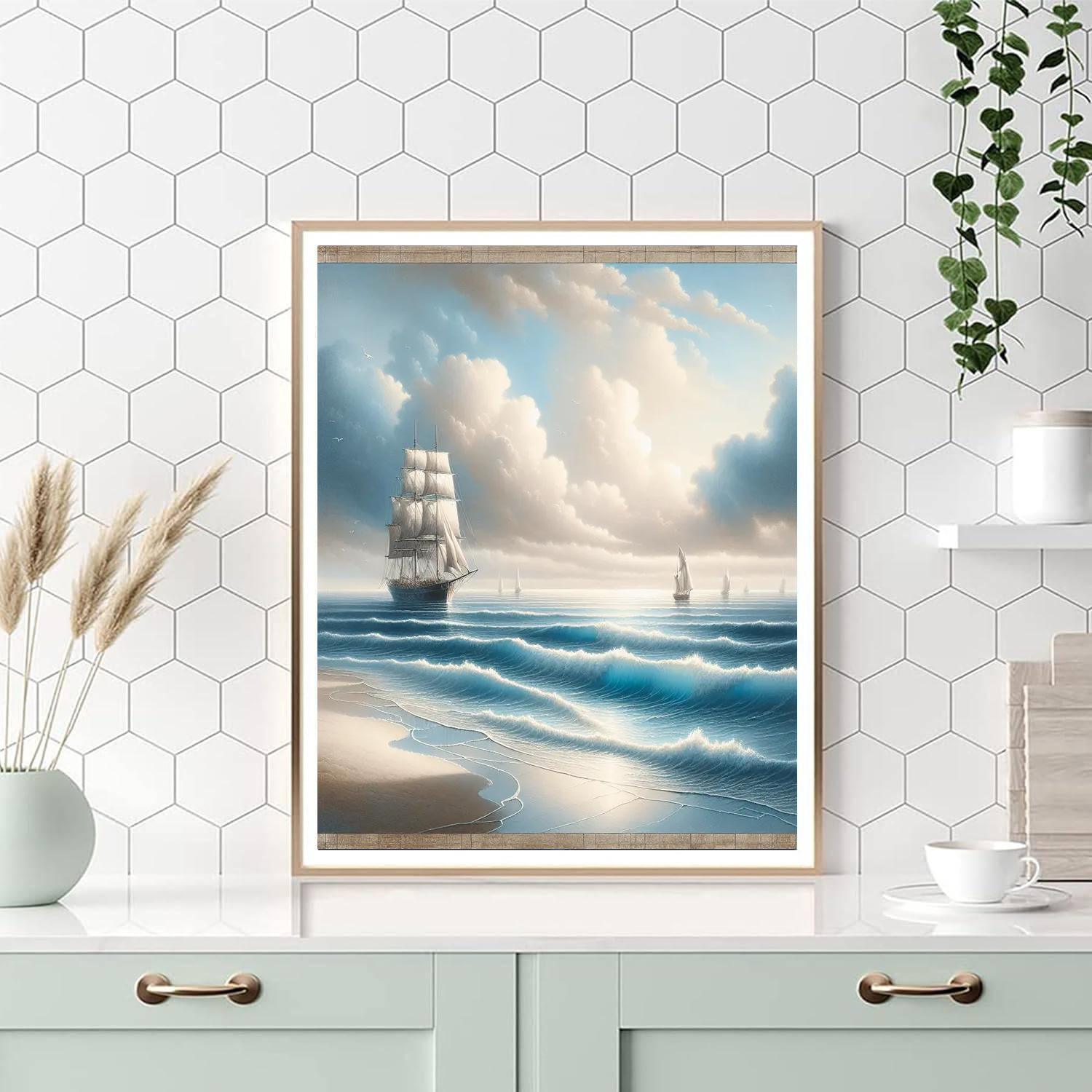 Nautical Coastal Charm Paint By Numbers Kits