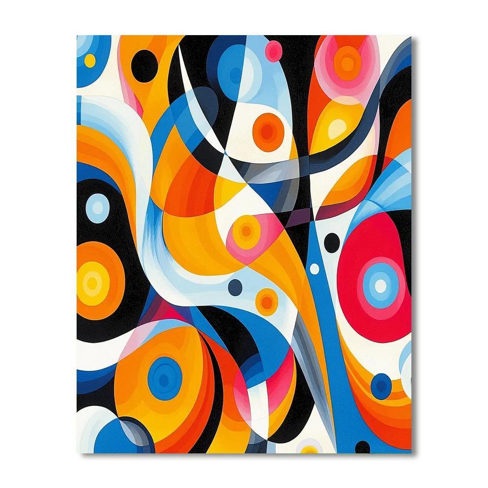 Joan Miró Inspired Rhythms Of Color  Numbered Painting Kits