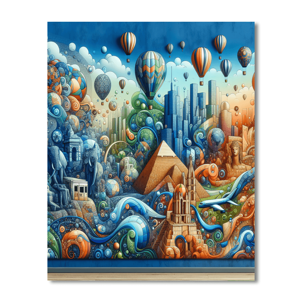 Wanderlust Wall Murals Paint By Numbers