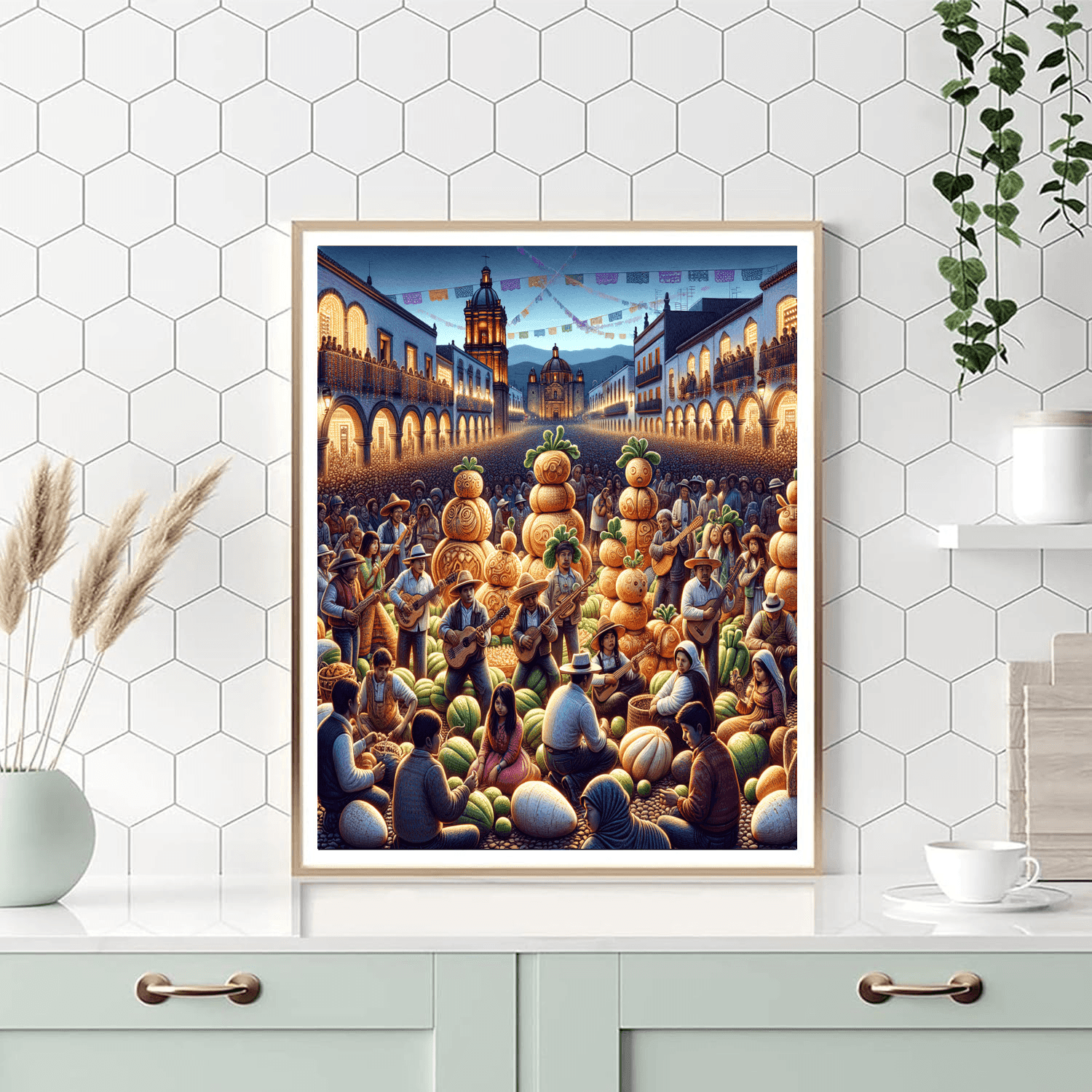 Noche De Los Rábanos - Oaxaca Numbered Painting Kits