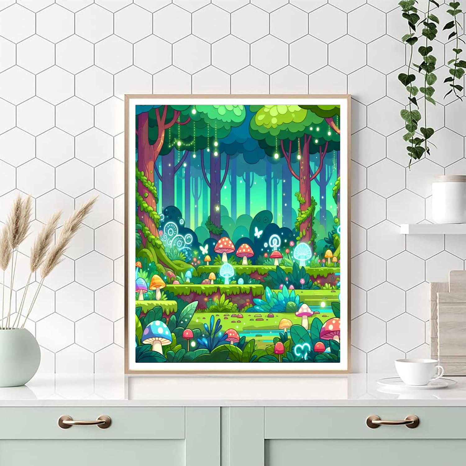 Magical Forest Treasures Painting By Numbers Kit