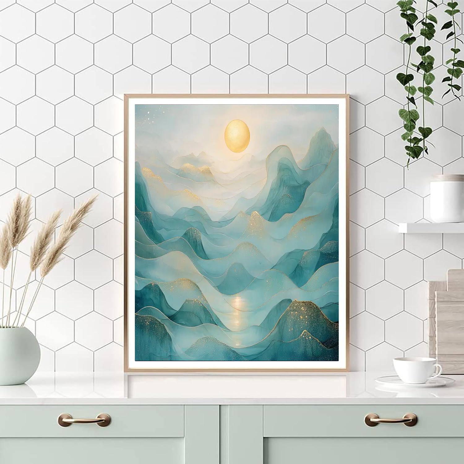 Gustav Klimt Inspired Veils Of Serenity  Paint By Color