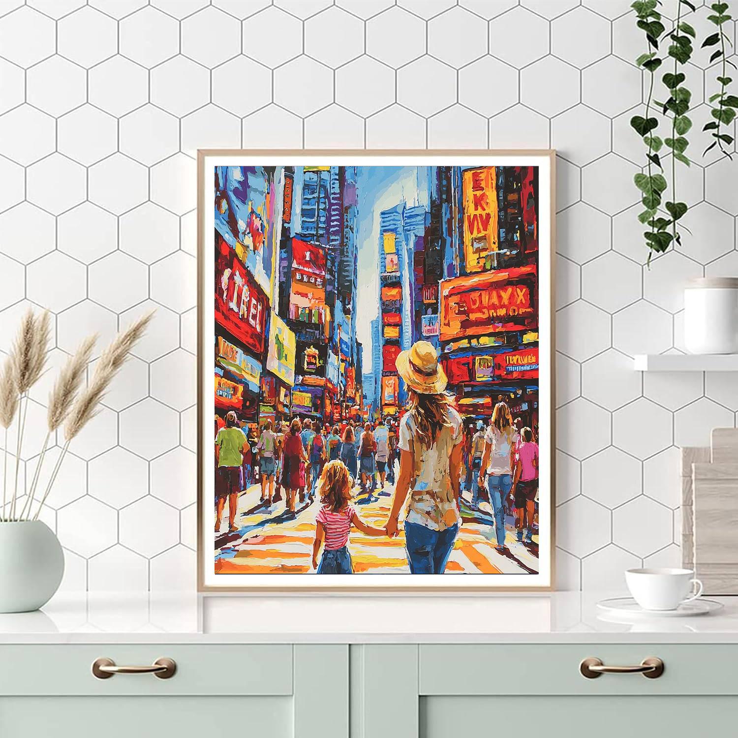 City Stroll Paint By Numbers