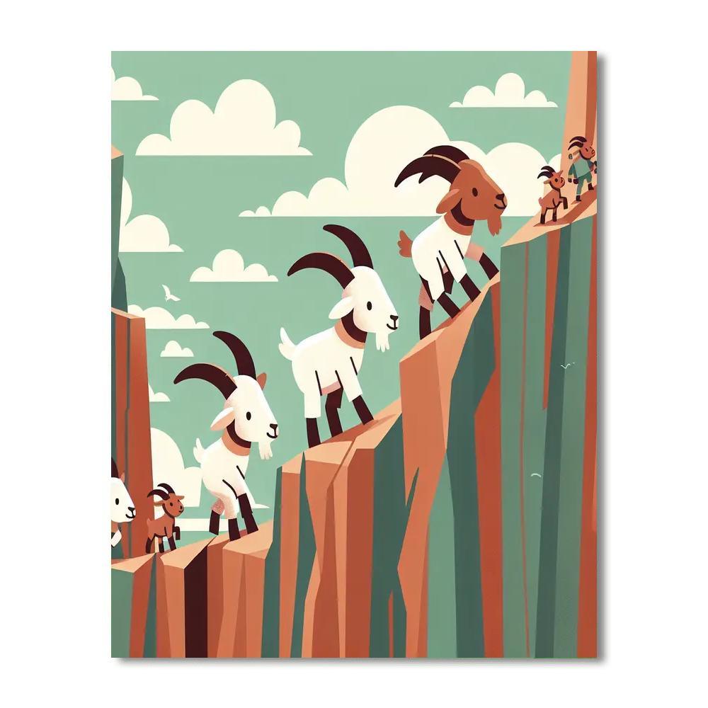 Canyon Climb Chronicles Paint By Numbers