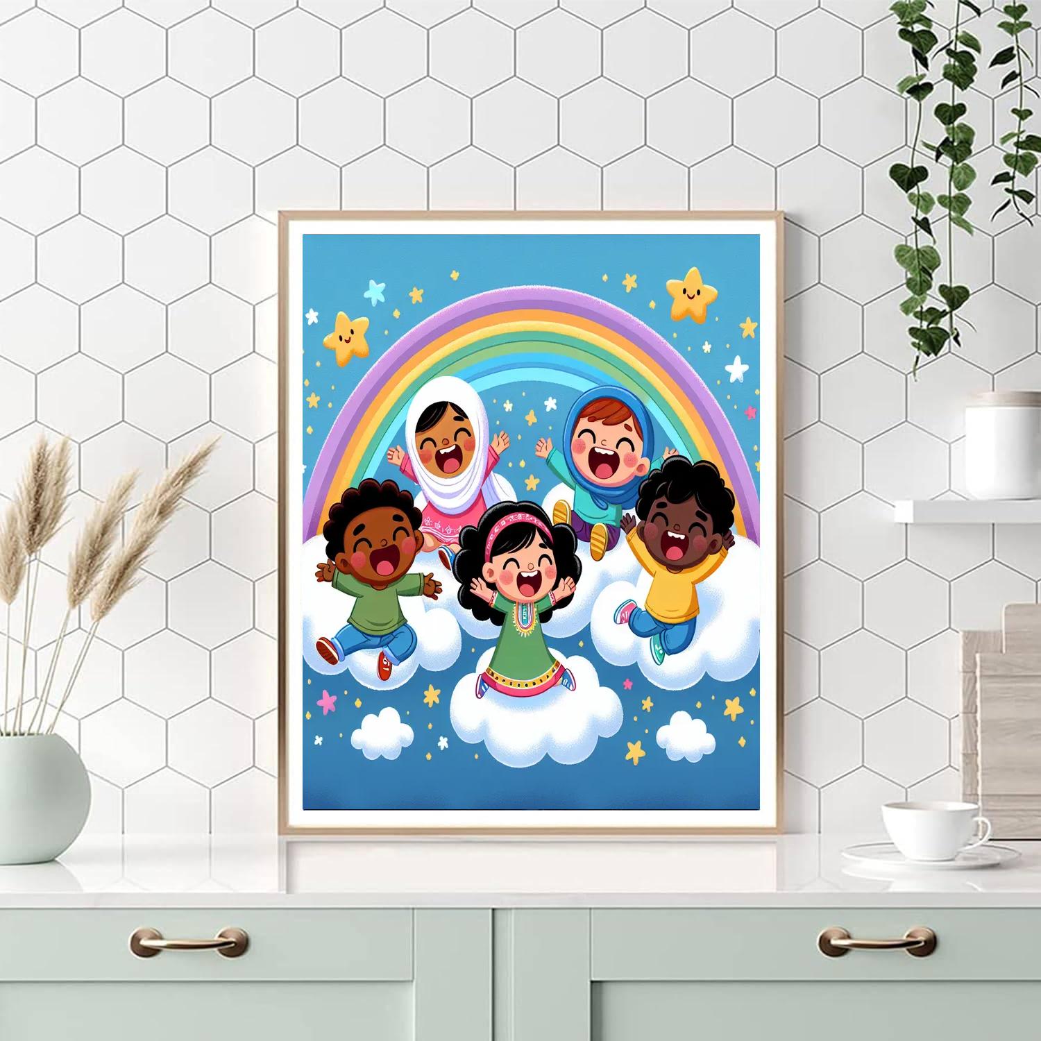 Adventure On Cloud Nine Numbered Painting Kits