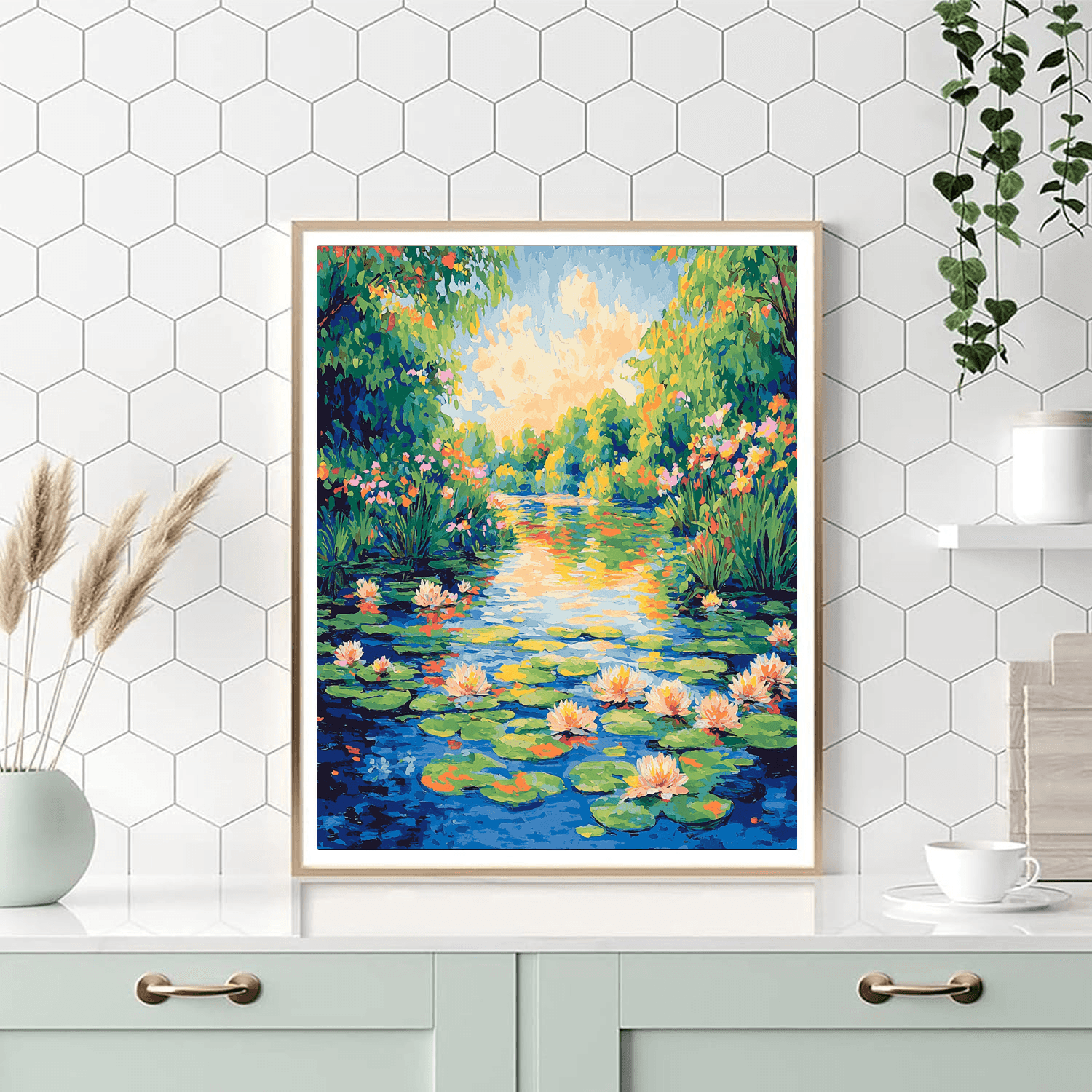 Claude Monet Inspired Monet's Spring Awakening  Paint By Numbers Kits