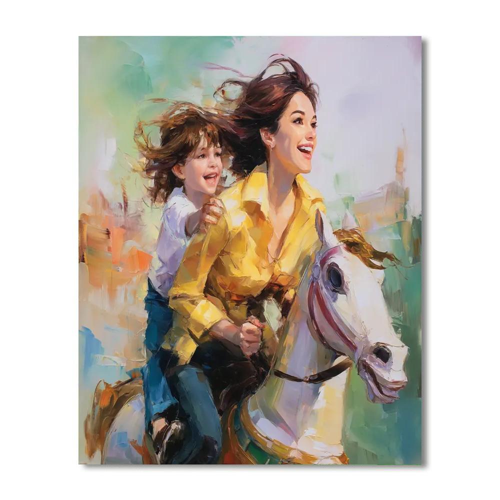 Cherished Carousel Paint By Color