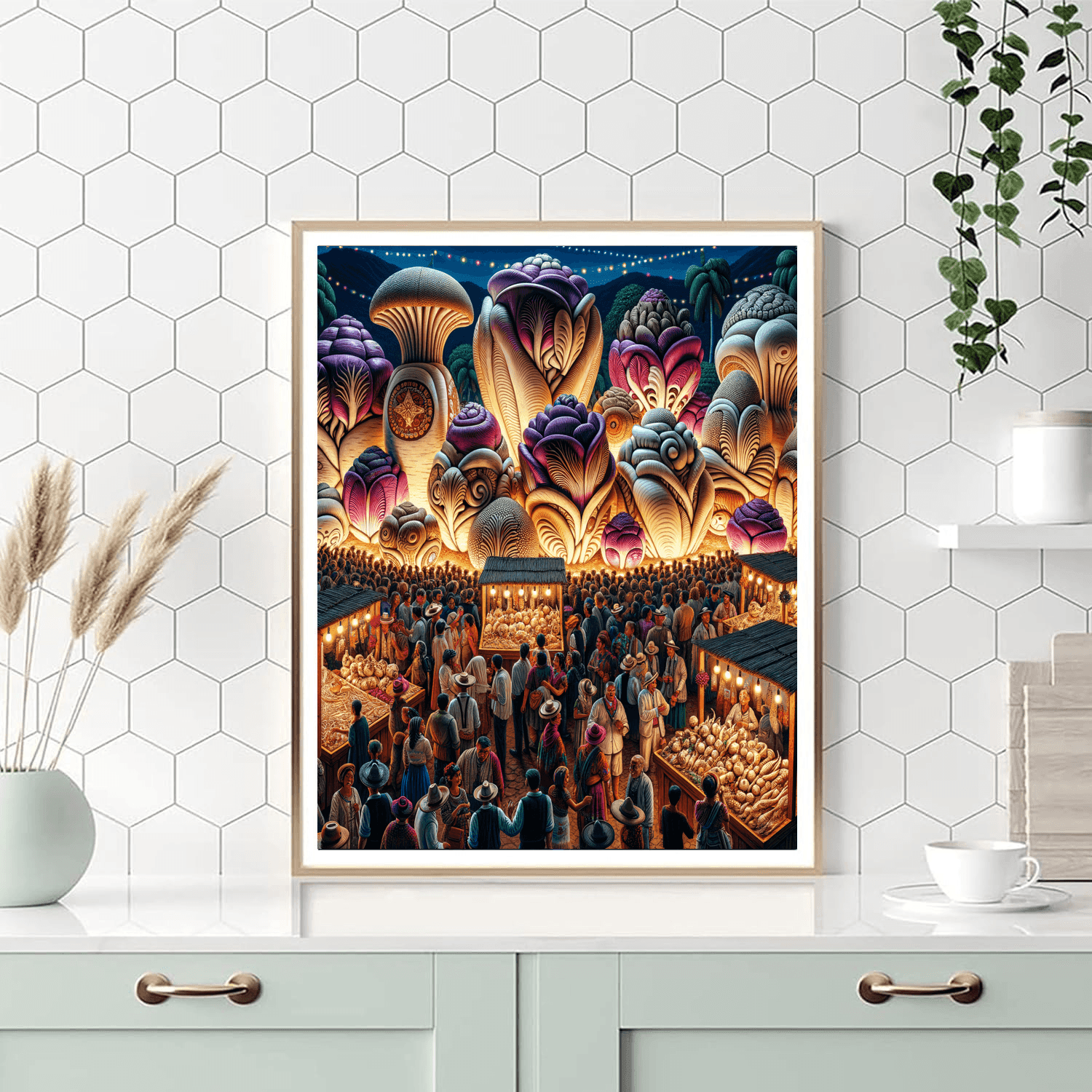 Noche De Los Rábanos Paint By Numbers Kits