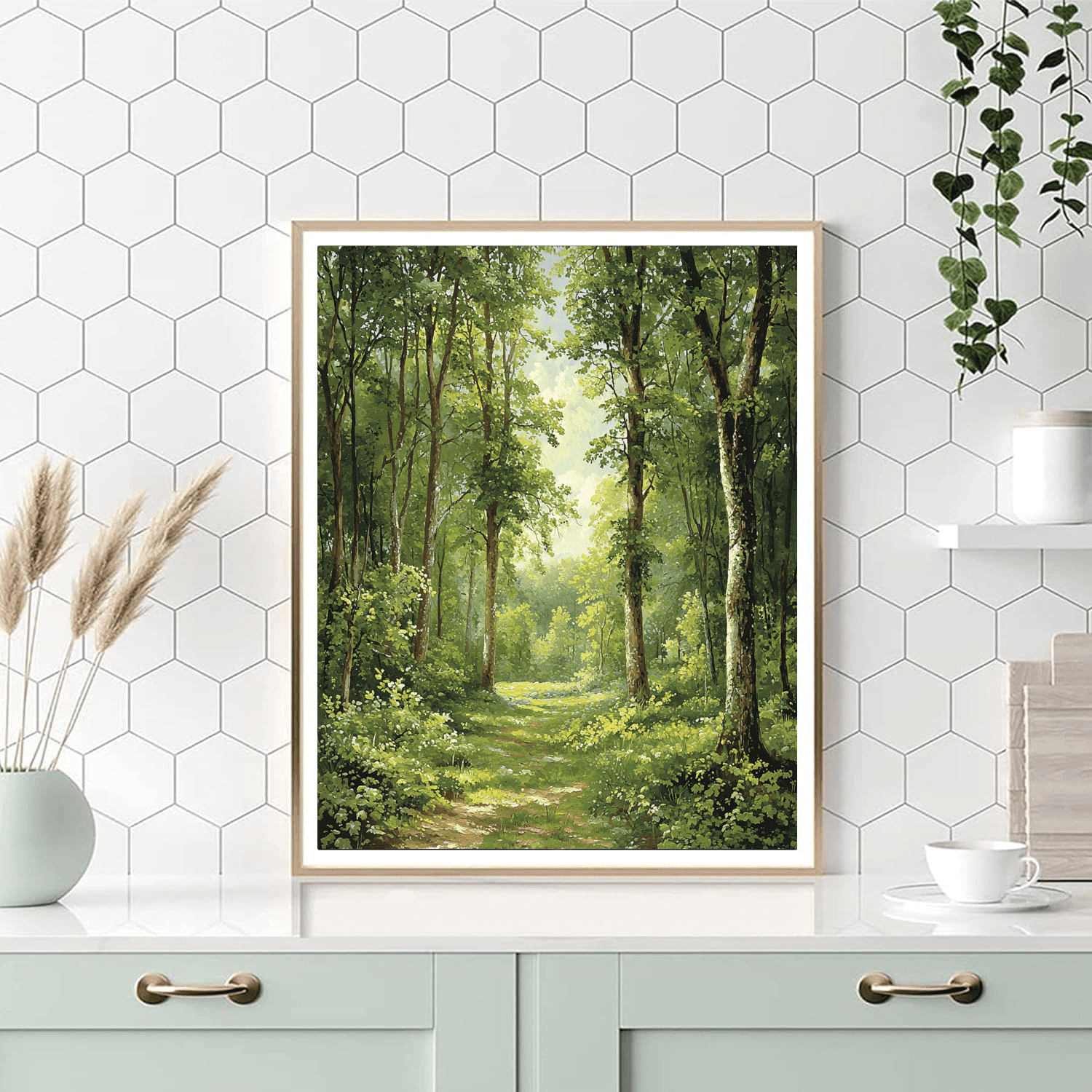 John Constable Inspired Verdant Tranquility  DIY Paint By Numbers