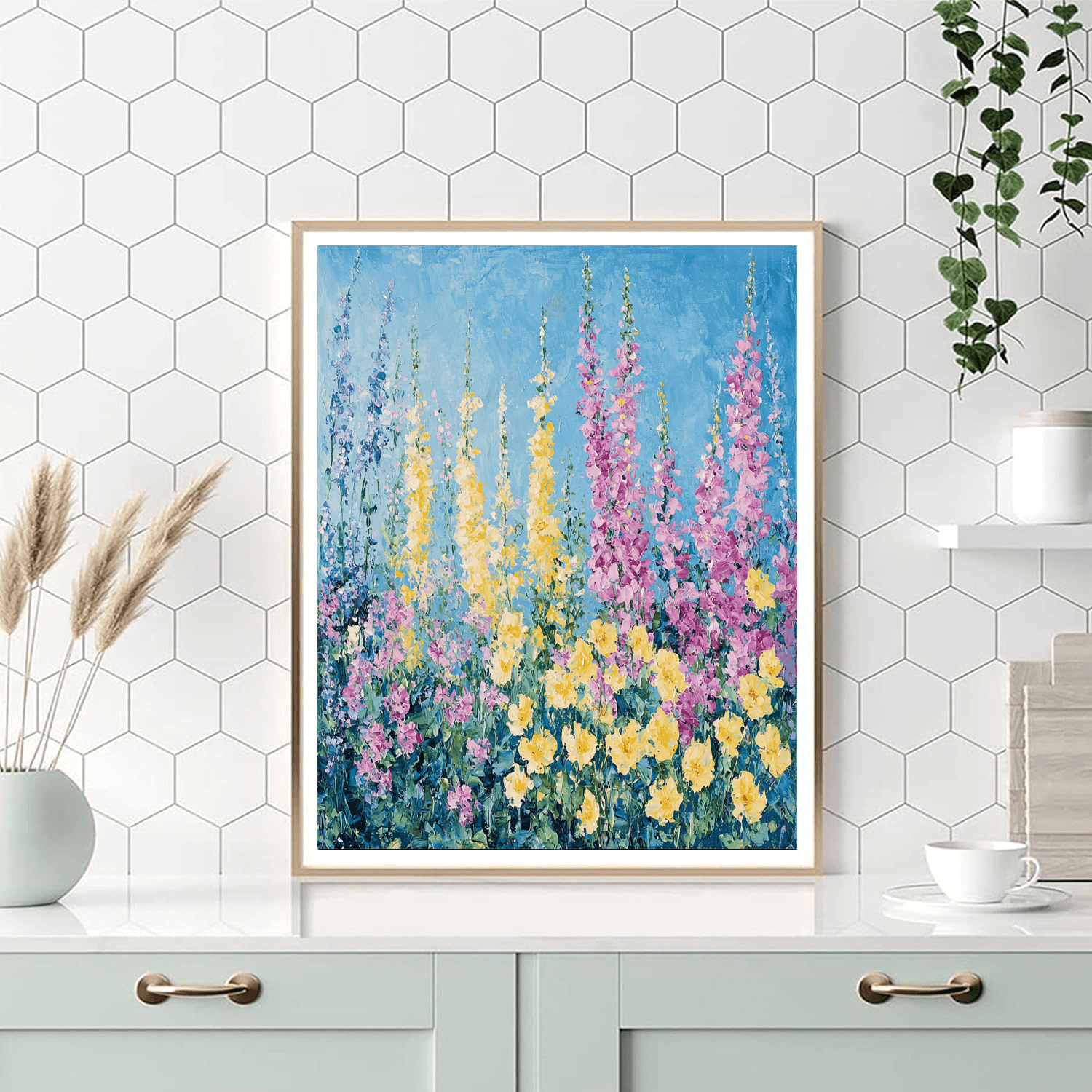 Claude Monet Inspired Blossoming Horizons  Paint By Numbers