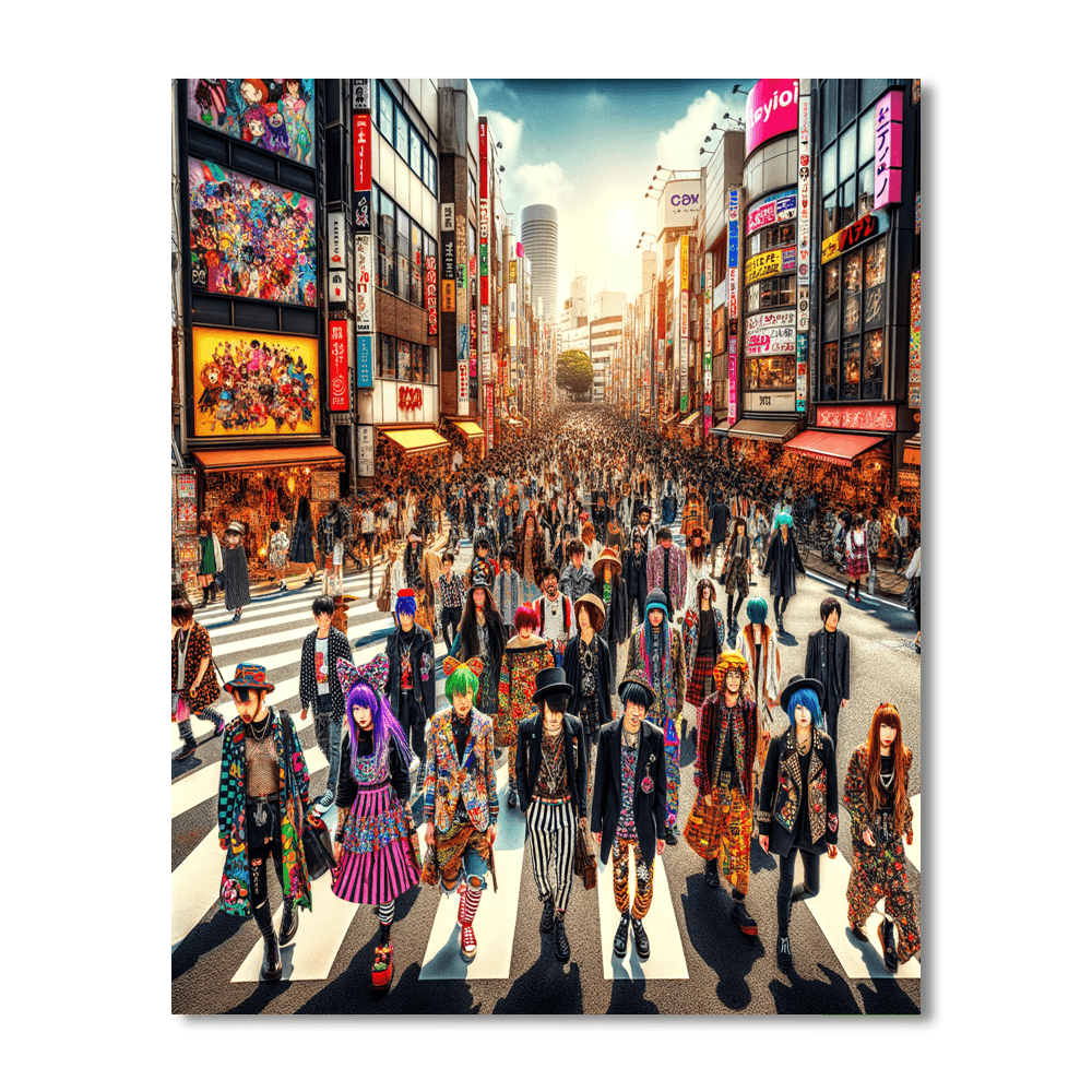 Harajuku Fashion Week - Japan Paint By Number