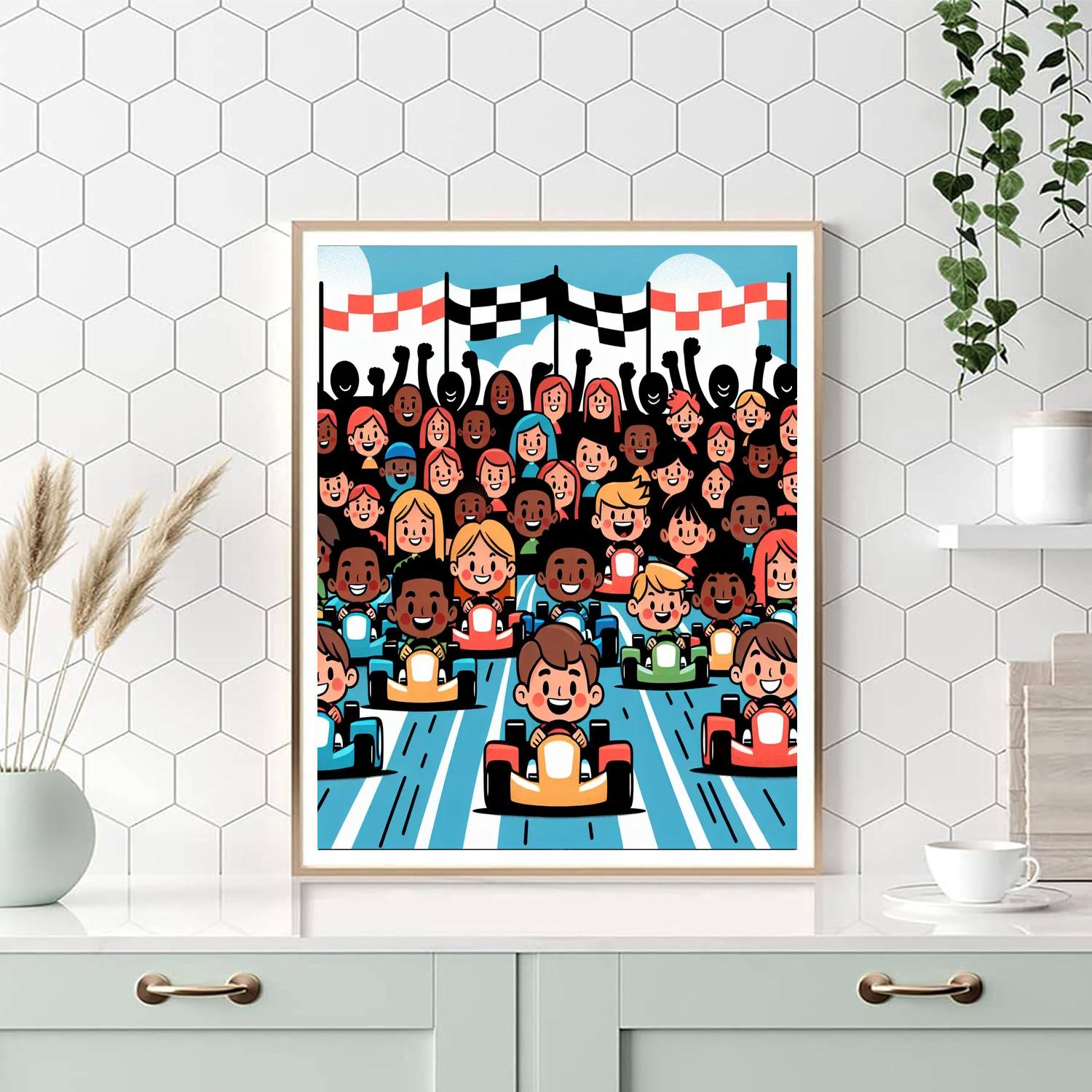 Racing Legends Rally Paint By Numbers