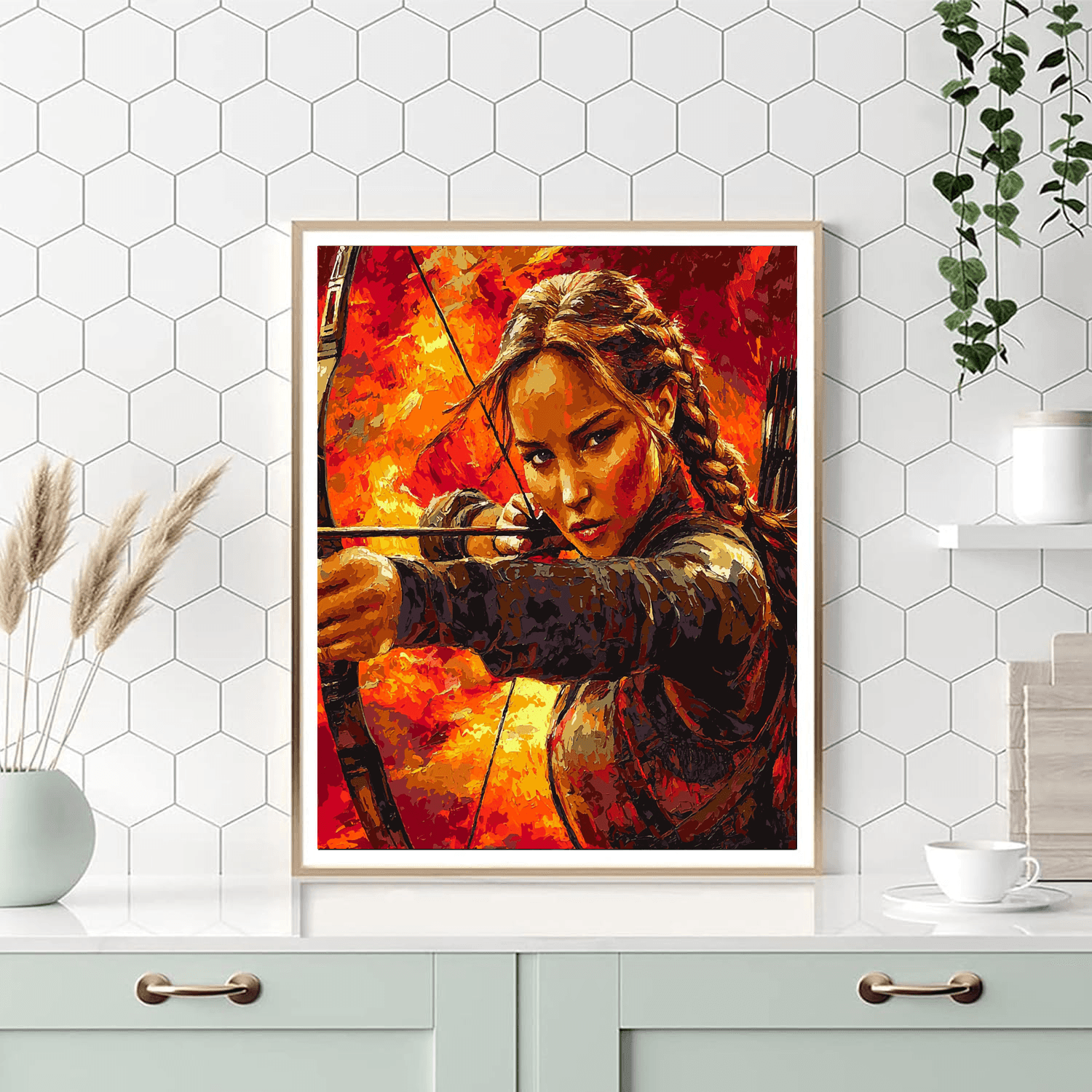 Jennifer Lawrence: Mystique Of The Silver Screen Paint By Number