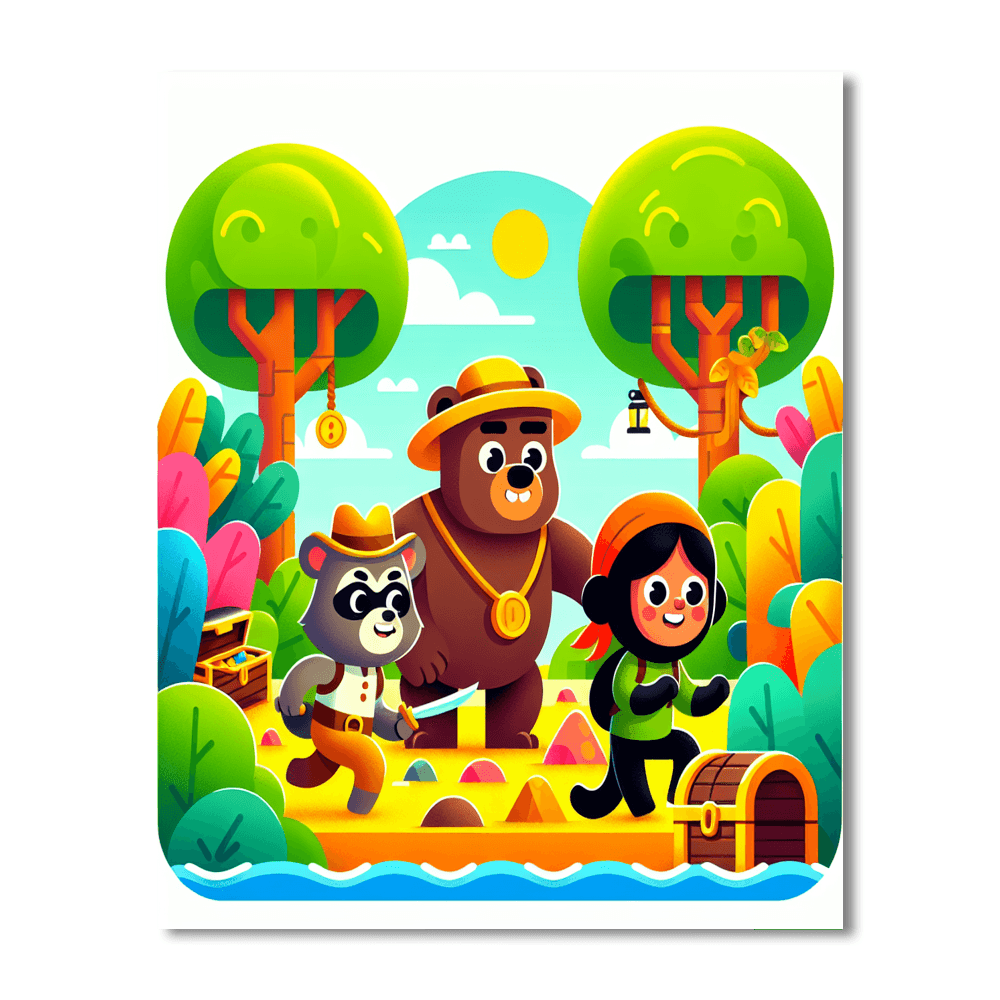 Animal Adventurers Paint By Number