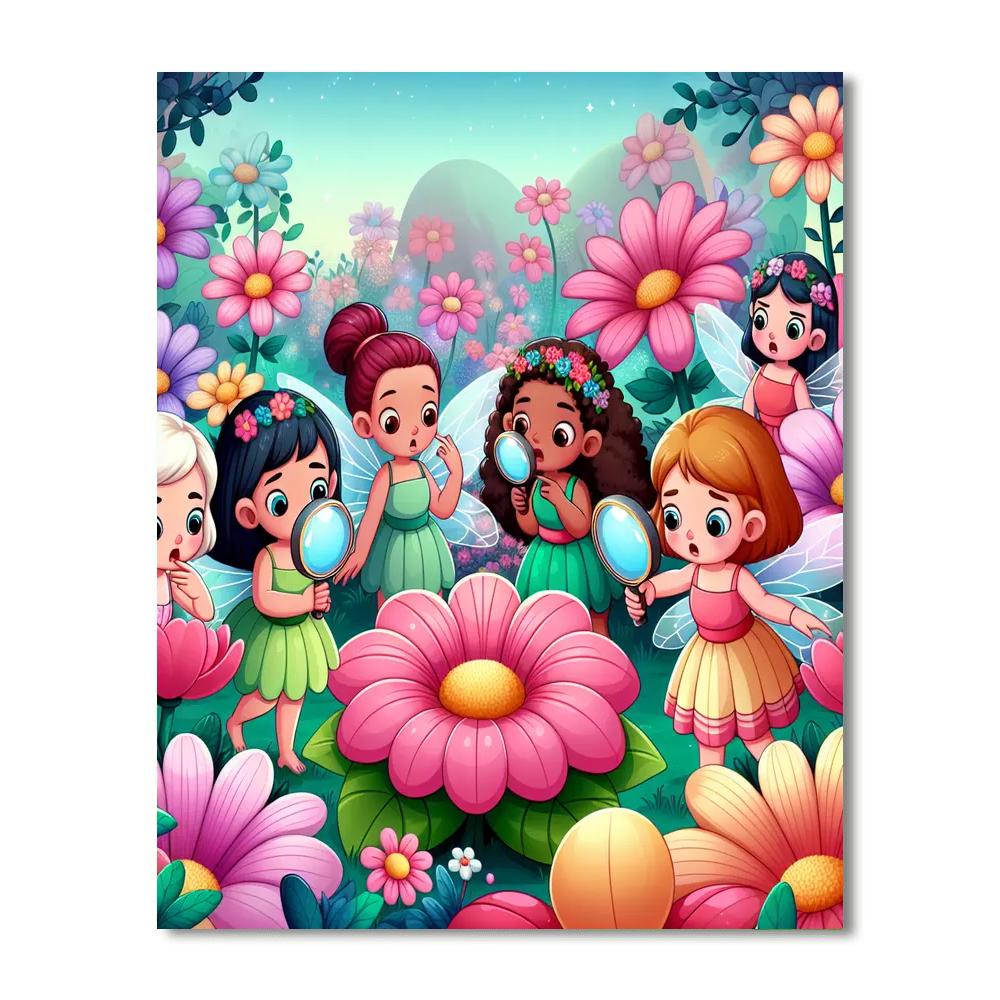 Fairy Garden Mystery Number Painting