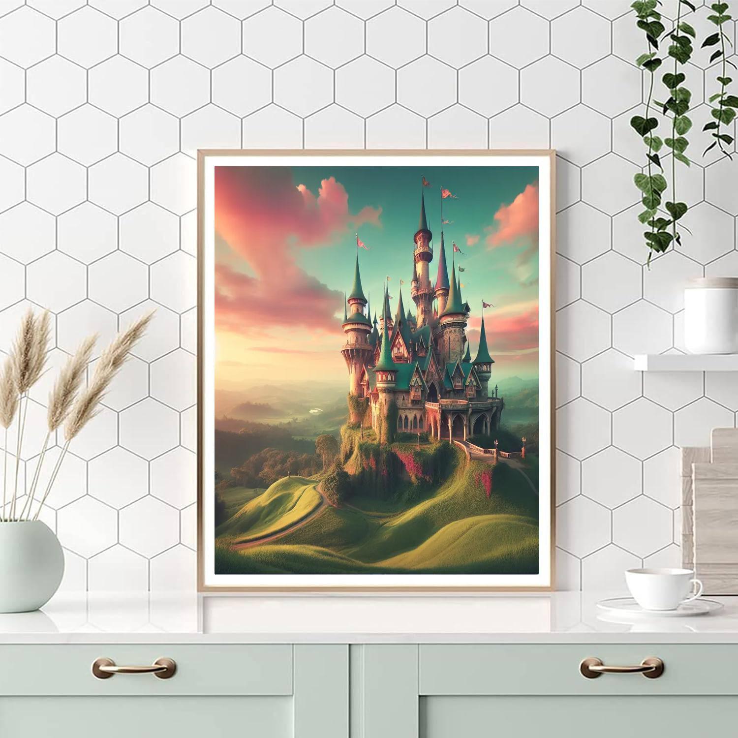 Dreamy Castle Escapade Paint By Numbers