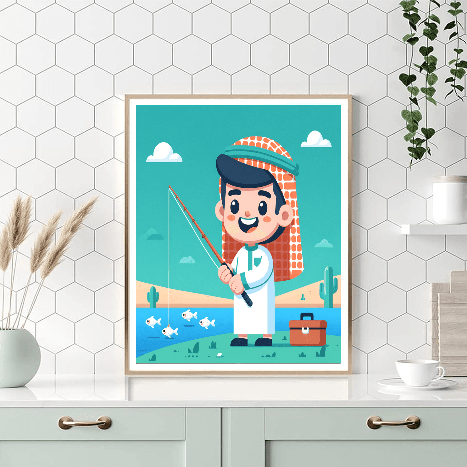 Little Fisherman Adventure Painting By Numbers Kit