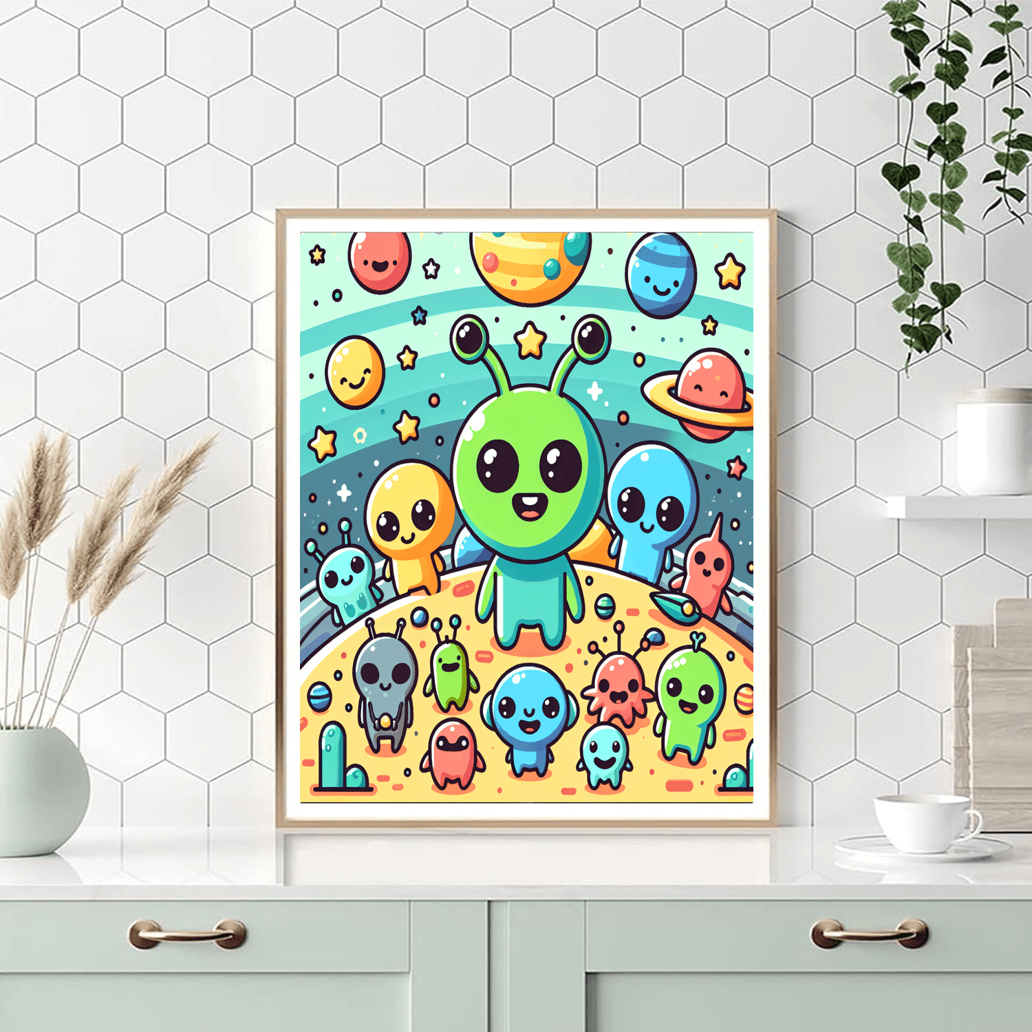 Adventurous Aliens Paint By Numbers