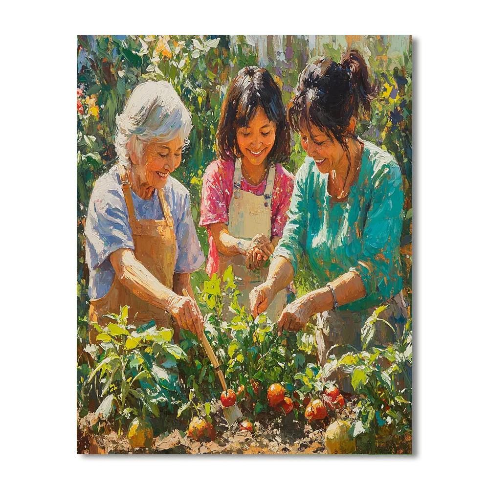 Garden Of Generations Painting Number Kit