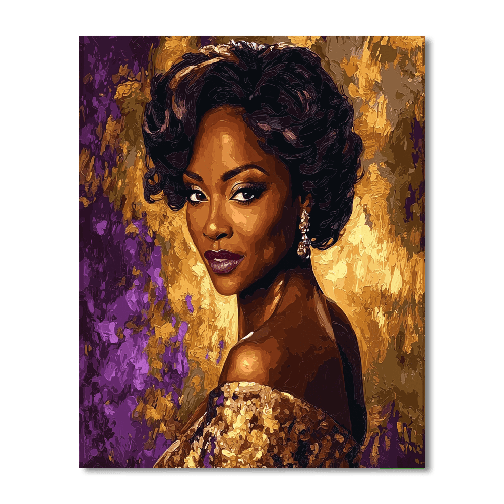 Viola Davis: The Resolute Voice Of Strength Painting Number Kit