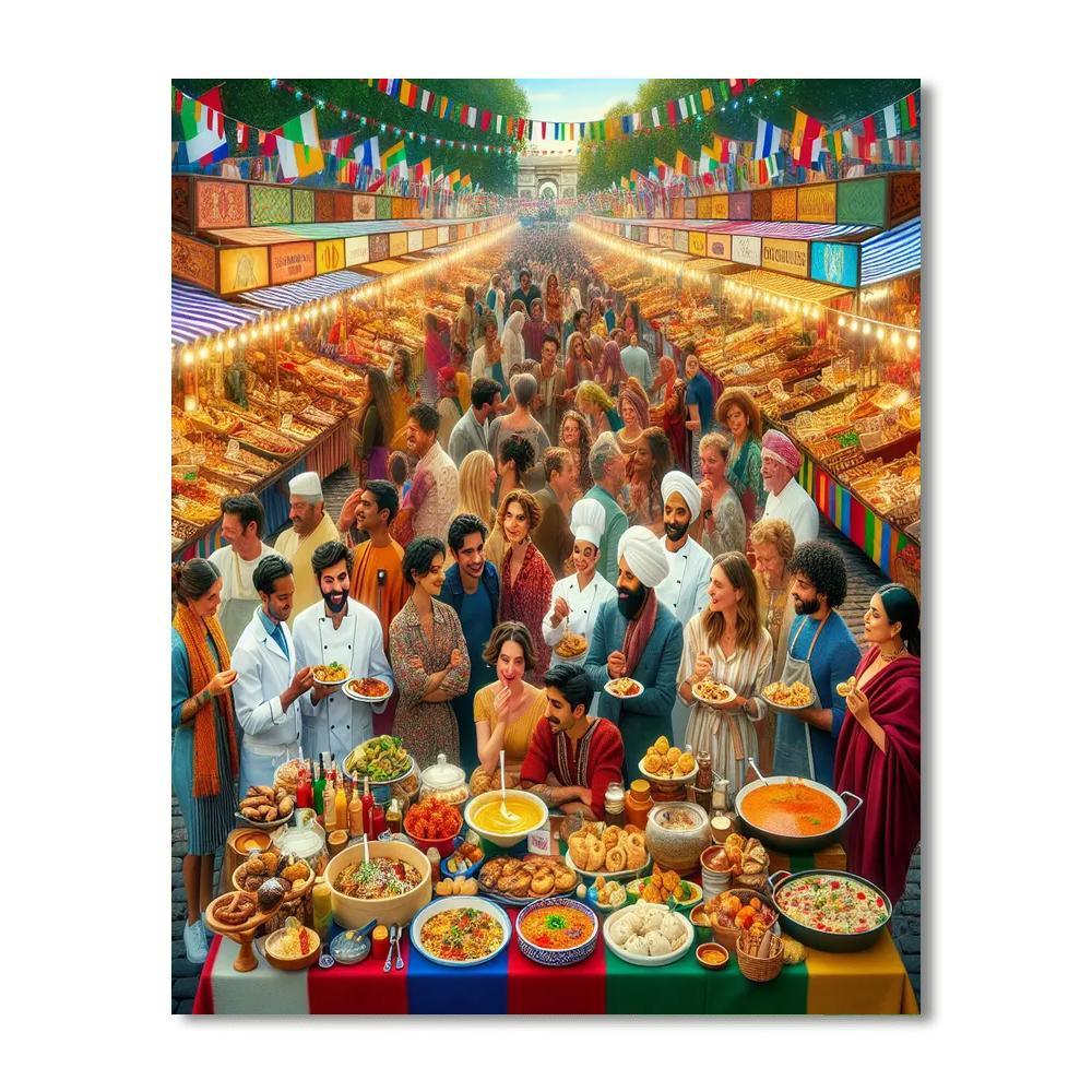 Bologna Food Festival Painting Number Kit