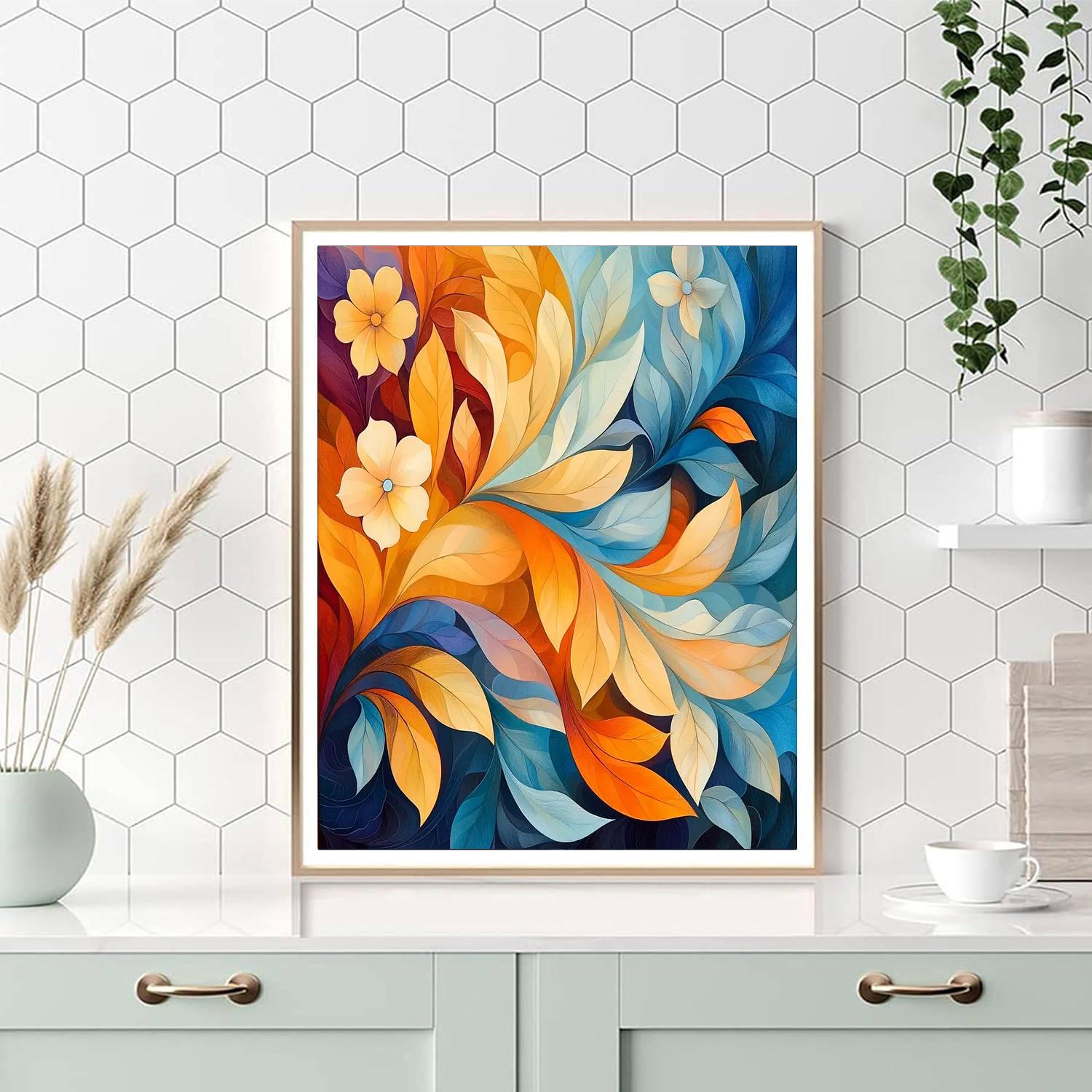 Leonardo Da Vinci Inspired Flow Of Time  DIY Paint By Numbers