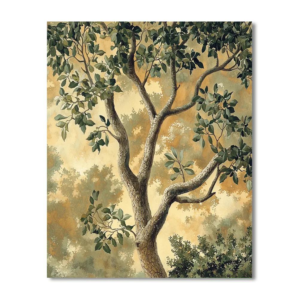 Leonardo Da Vinci Inspired The Tree Of Life  Paint By Numbers Art