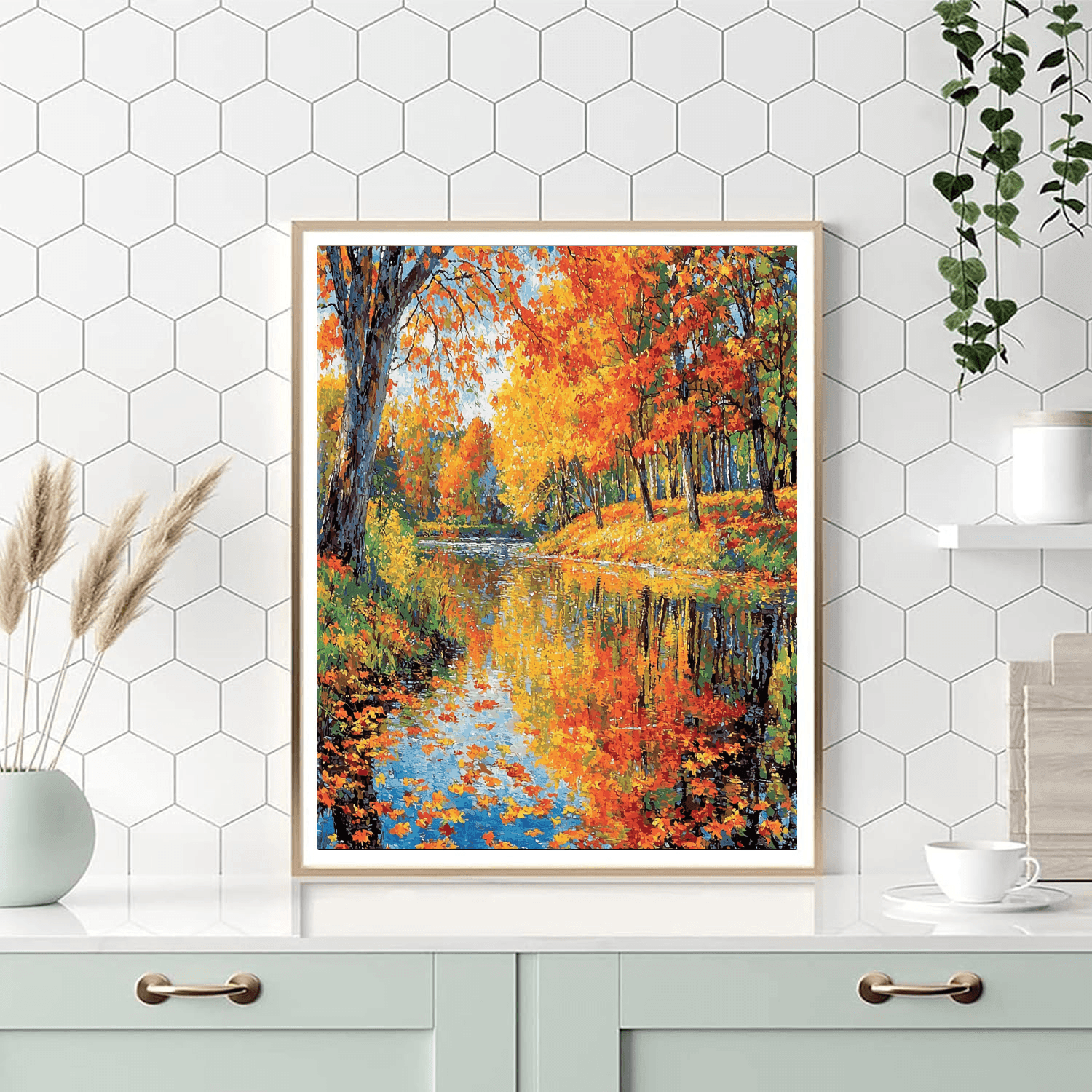 Claude Monet Inspired Autumn Dance  Paint By Numbers Kits