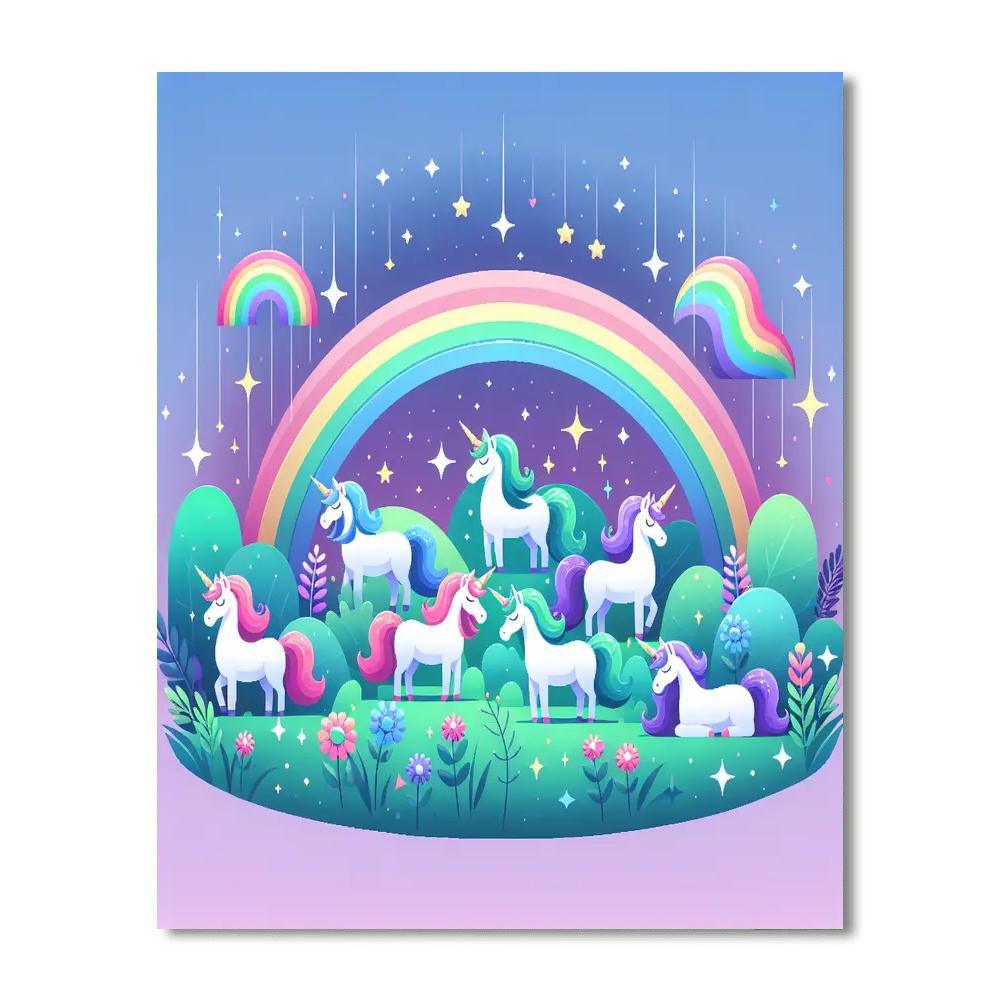 Dreamland Unicorn Gala Painting Number Kit