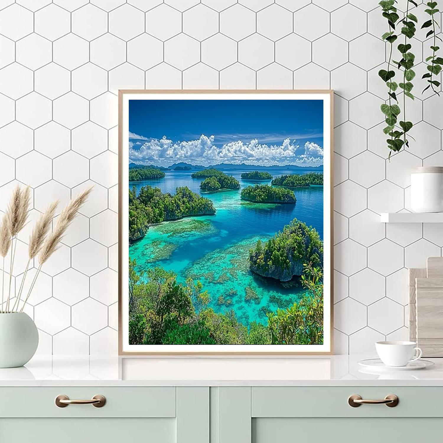 Raja Ampat Islands - Indonesia Numbered Painting Kits