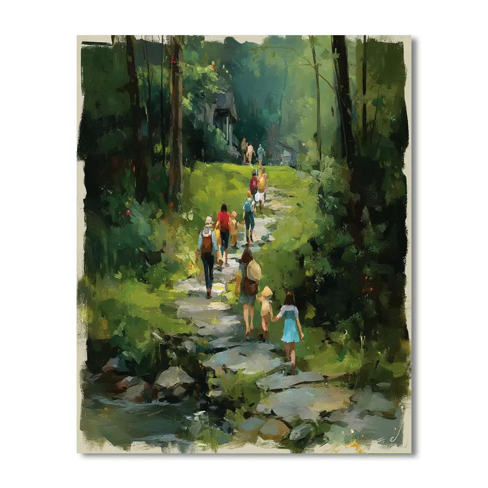 Guiding The Way Number Painting