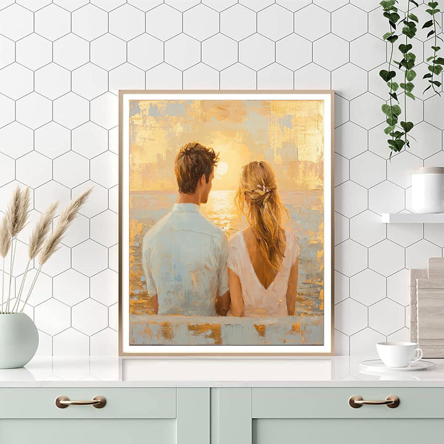 Cherishing Each Other's Dreams Paint By Color