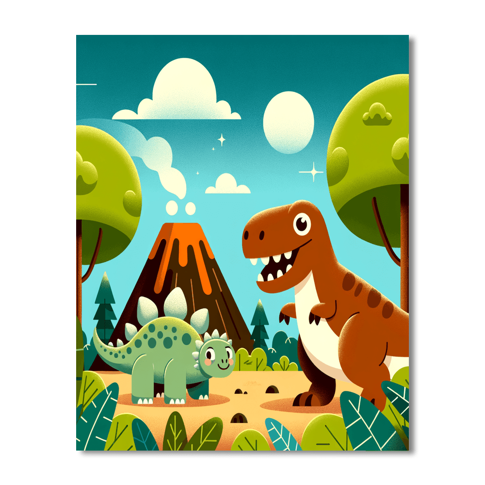Dino Explorers Paint By Numbers Kits