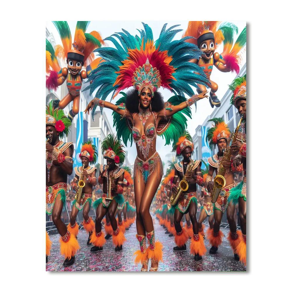 Willemstad Carnival DIY Paint By Numbers