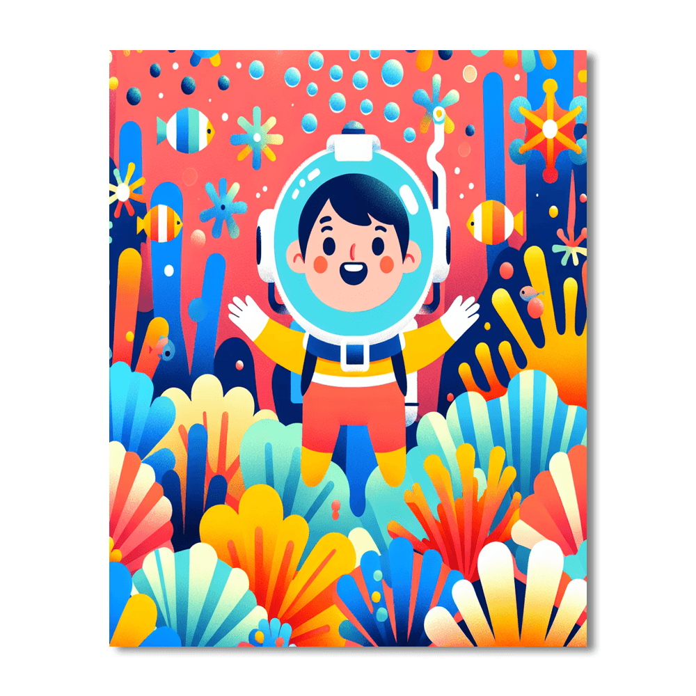 Underwater Quest Voyage DIY Paint By Numbers