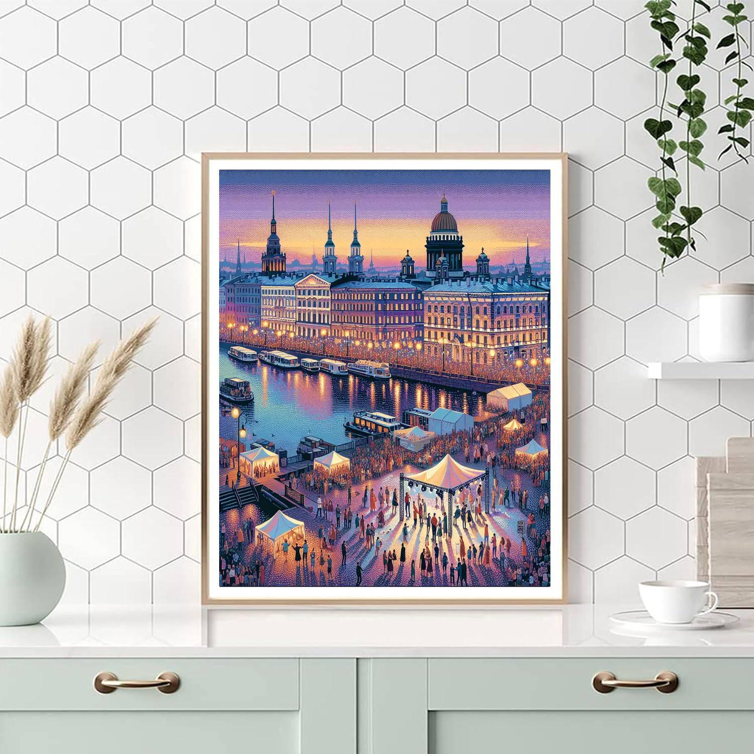 The White Night - Russia DIY Paint By Numbers