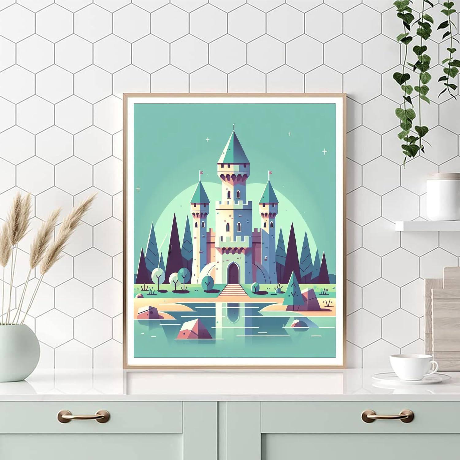Mystical Castle Keep Paint By Color
