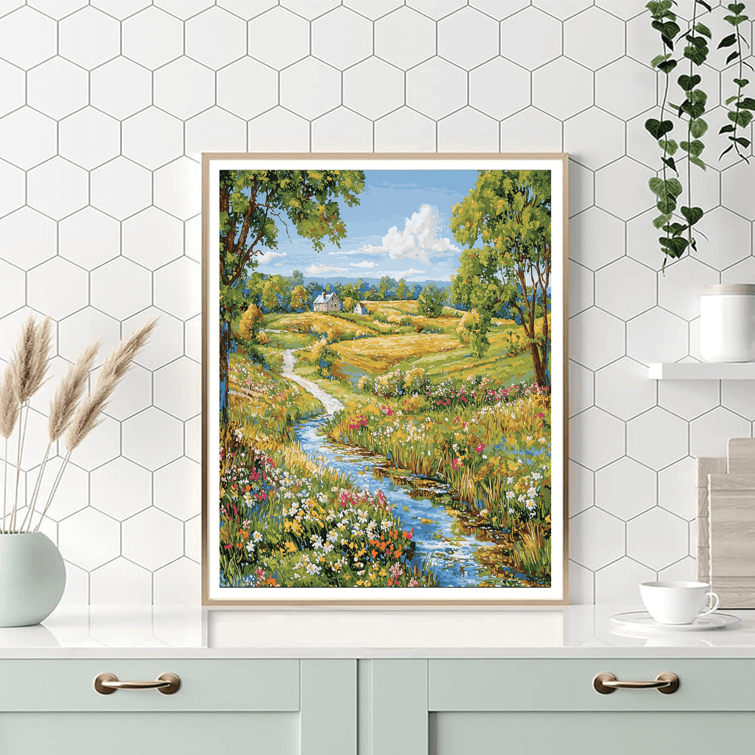 John Constable Inspired Majestic Seasons  Painting By Numbers Kit