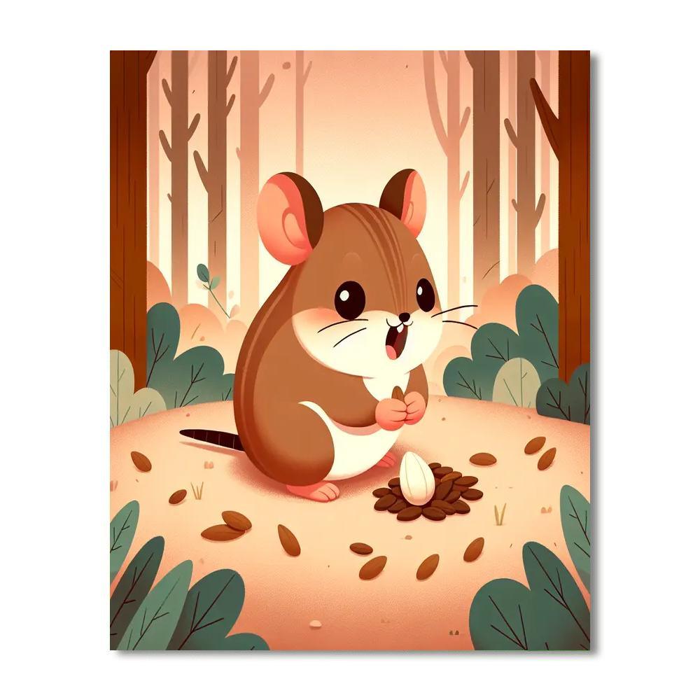 Vibrant Vole Numbered Painting Kits