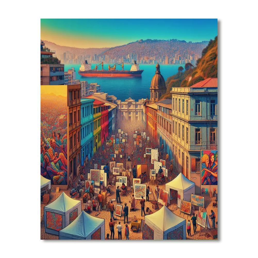 Day Of Atonement Arts Festival - Chile Painting By Numbers Kit