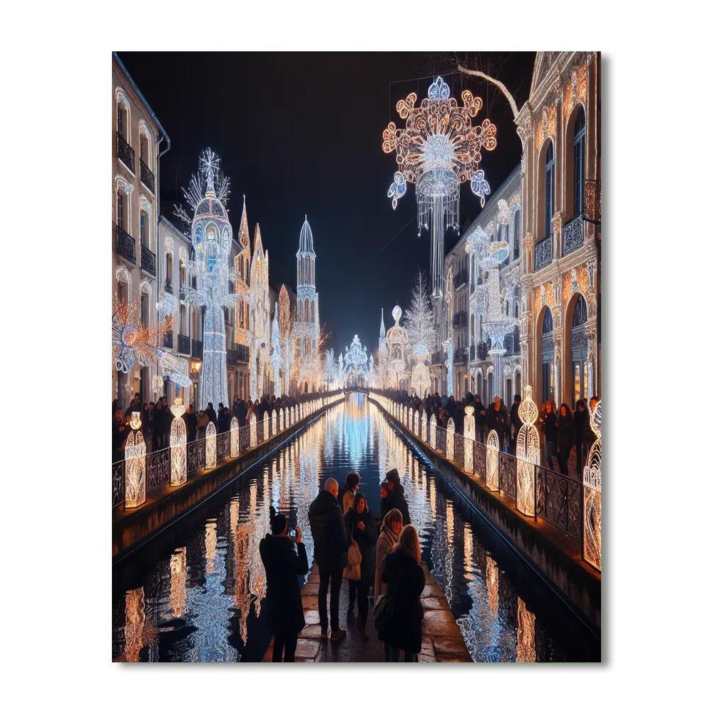 O Festival Da Luz Painting Number Kit