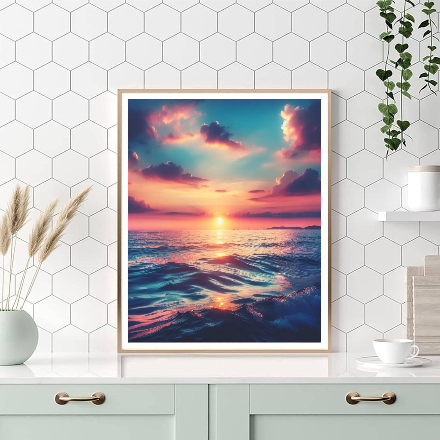 Nautical Sunset Serenity Paint By Number
